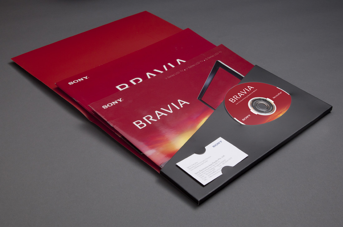 Sony-BRAVIA-PressKit-with-Brochures-DVD